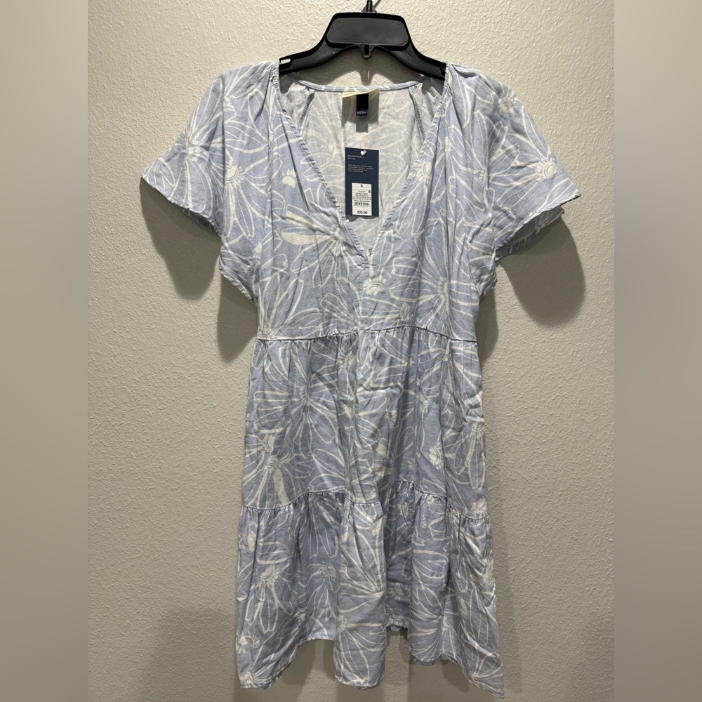 Universal Thread Blue and White Mini Dress